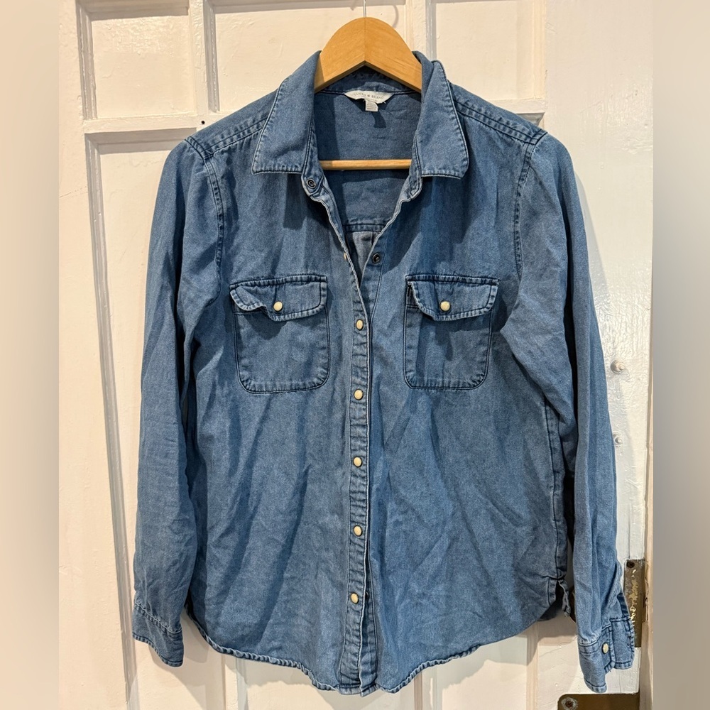 Lucky Brand Light Blue Denim Shirt with Tag